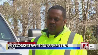 Raleigh Solid Waste Services employee credited with saving elderly man s life