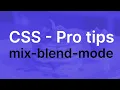 The CSS mix-blend-mode Property Hero Component with Mix Blend Mode