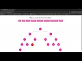 Binary search tree visualiser project in React js