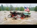 Eastern New York Hit by Severe Flooding Homes Roads Submerged Cars Underwater in Hudson Valley