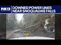 Crews clear downed trees power lines near Snoqualmie Falls FOX 13 Seattle