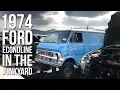 1974 Ford Econoline Tool Thieves in the LKQ Pick Your Part Junkyard Sun Valley CA