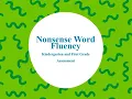 aimsweb Plus Nonsense Word Fluency