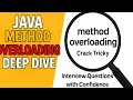 Java Method Overloading Interview Questions Must-Know Tricky Scenarios