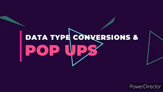Type Conversions in JavaScript and in-built Popups JavaScript Tutorial Codefreak