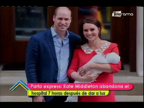 Parto express: Kate Middleton abandona el hospital 7 horas después de dar a luz