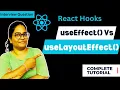 useLayoutEffect vs useEffect useLayoutEffect React Hooks Tutorial