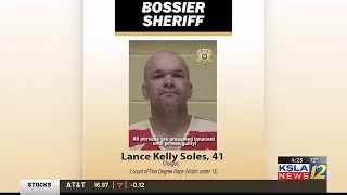 Man booked into Bossier Max for alleged rape of victim under 13