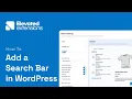 How to Add a Search Bar in WordPress