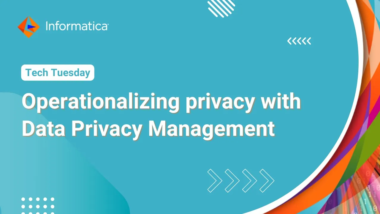 Operationalizing privacy with Data Privacy Management