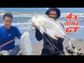 Download Lagu Amazing ! Mancing di sarang GT (Giant Trevally) strike bertubi tubi