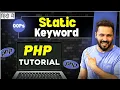 PHP OOPs tutorial in Hindi Static Methods and property static Keyword