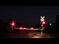 County Road 500 West Railroad Crossing - NS DL21 w NS 4438 and NS 7651 near West Point Indiana