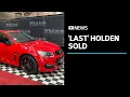 The last Holden Commodore manufactured in Australia sells for 750 000 at auction ABC News