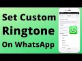 Download Lagu How to Set Custom Ringtone on WhatsApp iPhone | 2025