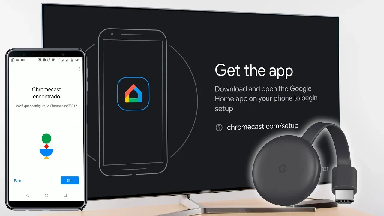 GOOGLE CHROMECAST 3 - INSTALAÇÃO E CONFIGURAÇÃO
