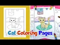 Cat Coloring Pages - Free Printable