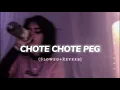 Chhote Chhote Peg 🍻🔥 | Party Vibes 🎧💃 | Bollywood Lofi Mix ✨