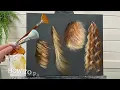 EASY How to paint FUR AND HAIR ~ acrylic, painting tutorial for beginners ! ￼