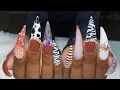 Acrylic Nails Tutorial Animal Print Nails Fall Nails Stiletto Nails