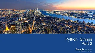 Python Strings Part-2 Professor Patrick Fall2024