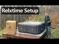 Relxtime Square Inflatable Hot Tub Complete Setup - Review