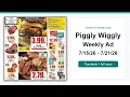 Piggly Wiggly Weekly Ad 26 - 26 Top 10 Deals
