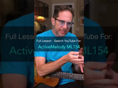 Use one minor triad shape to play an entire lead - For full lesson see Related video