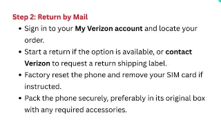 How To Return A Verizon Phone After Upgrade - 30-Day Window Restock Fee Wipe Data