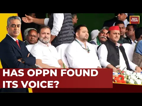 Download MP3 NewsToday With Rajdeep Sardesai: Has Oppn Found Its Voice? | Bid To Gherao NDA Govt From Day 1?