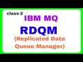 Telugu IBM MQ RDQM high Availability replicated Data queue managers High Availability