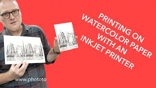Inkjet Printing on Watercolor Paper