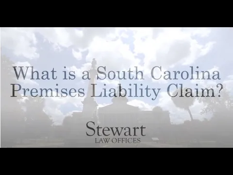 What is a Premises Liability/Slip and Fall Claim? – South Carolina – Stewart Law Offices