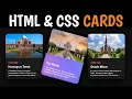 Beautiful 3D Hover Cards using HTML CSS