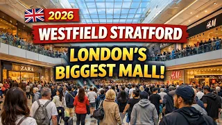 Westfield Stratford Walking Tour London s BIGGEST Shopping Mall 2026 4K