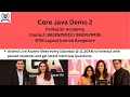Core Java demo session 2 - Pankaj Sir Academy