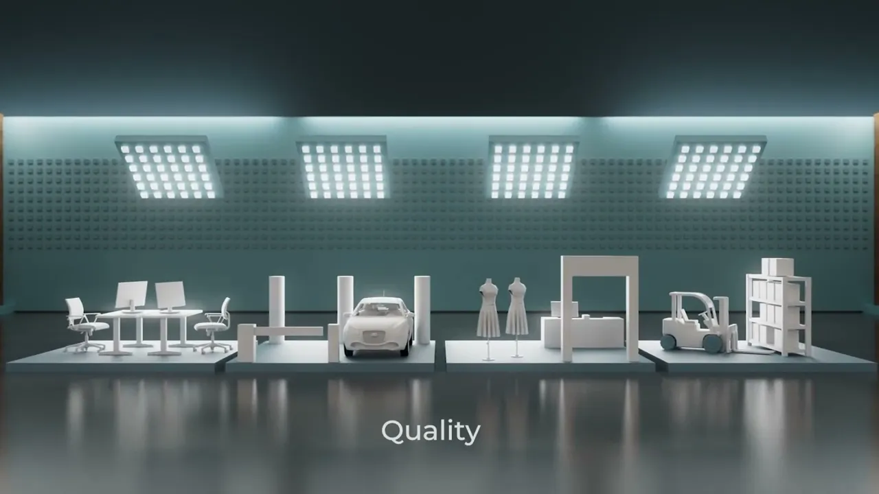 Greenlux Typography intro video sample