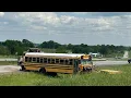 Students staff injured in a crash involving Bolivar School District school bus