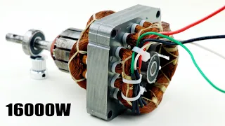 Table Fan 220V Motor 16000W Capacity Electricity Self Running Free Energy Generator 