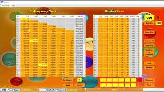 1 Lotto Frequency Chart