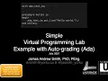 VPL and ADA auto-grading example
