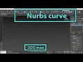 Nurbs curve 3ds max tutorial study Edutech Hindi Tutorial