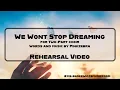 Download Lagu We Won't Stop Dreaming | PINKZEBRA| Rehearsal Video