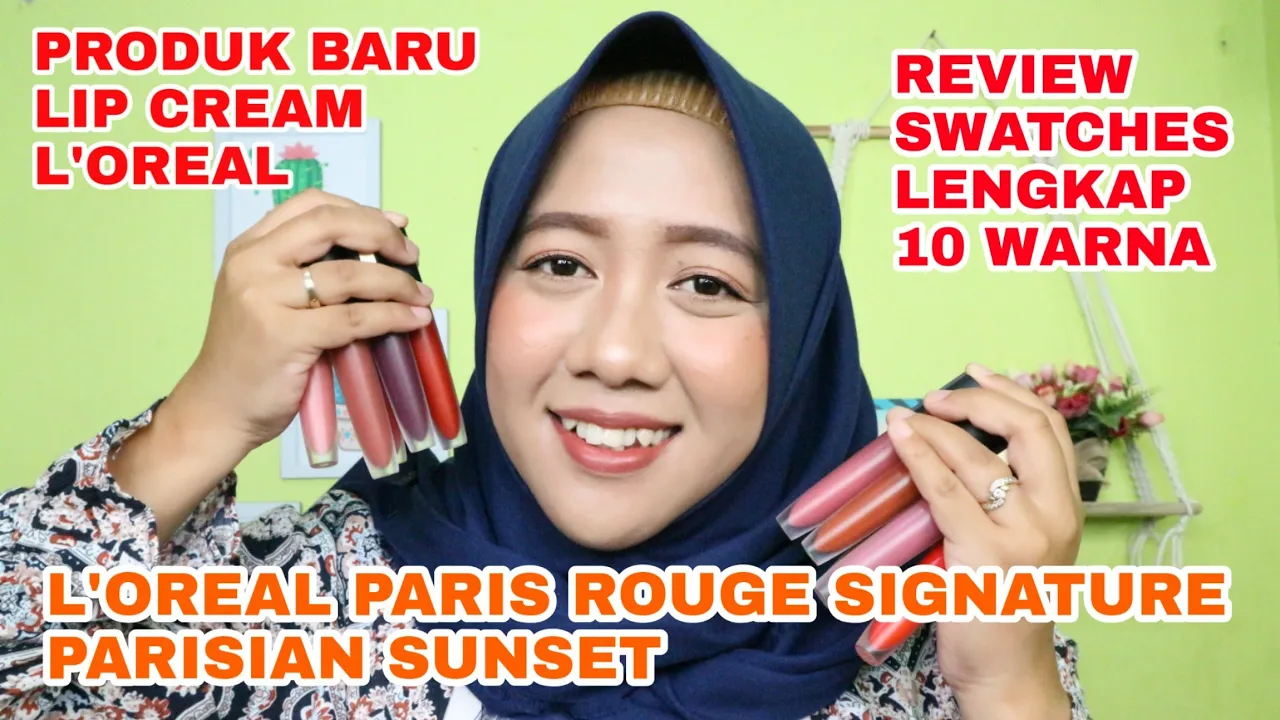 L'oreal Rouge Signature Lipstick Baked Nude || Swaches and Review (Warna Favorit)