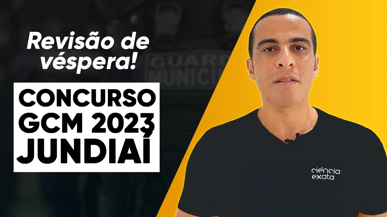 CONCURSO DE JUNDIAÍ - AULA DE VÉSPERA: PORTUGUÊS (VUNESP)