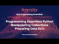 Programming Essentials Python - Manipulating Collections