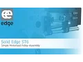 Solid Edge ST6 - Simple motorised pulley assembly