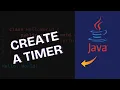 How to Create Timer in Java 2025