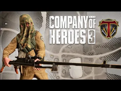 The Dreaded BRITISH SNIPER | British Special Service 1v1 PVP Match - Company of Heroes 3