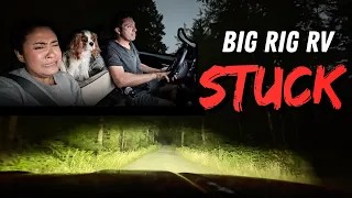 BAD RV SITUATION – Stuck up a dark forest road with a Tsunami warning